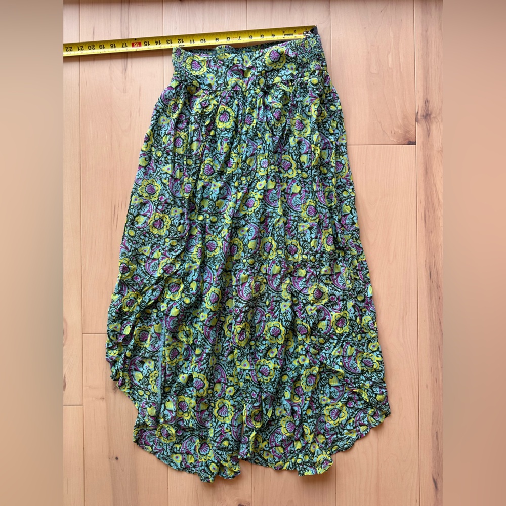 Anthropology Floral Wide Leg Flowy Pants.